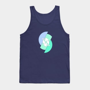 Pisces color spectrum design. Tank Top